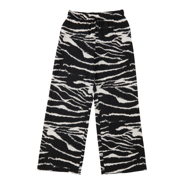Pantalon texturé et imprimé à jambes larges lily morgan pour femmes