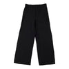 Pantalon texturé et uni à jambes larges lily morgan pour femmes