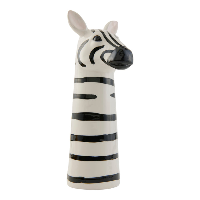 HomeStyles Ceramic Zebra Vase, 11.5-in.