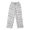Pantalon imprimé en mélange de lin à jambe large lily morgan pour femmes
