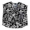 lily morgan Women's Plus Printed Woven Blouse