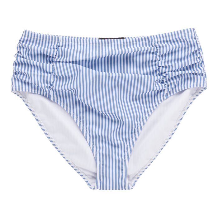 ACX Active Women's Striped High-Waisted Bikini Bottoms