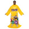 Snuggie à motif M&M's pour adultes, 71 po x 54 po