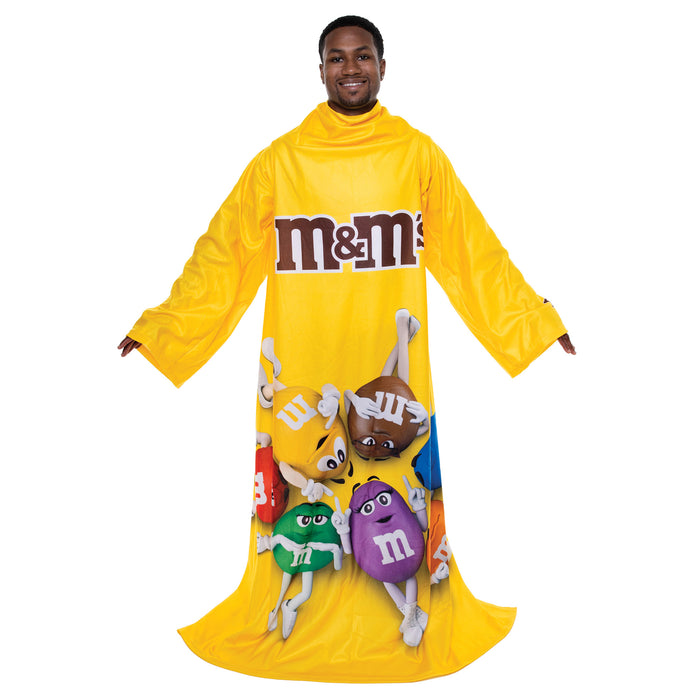 Snuggie à motif M&M's pour adultes, 71 po x 54 po