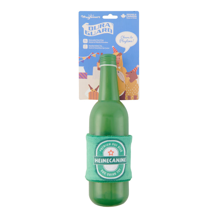 Jouet en caoutchouc pour chiens, bouteille de bière Heinecanine