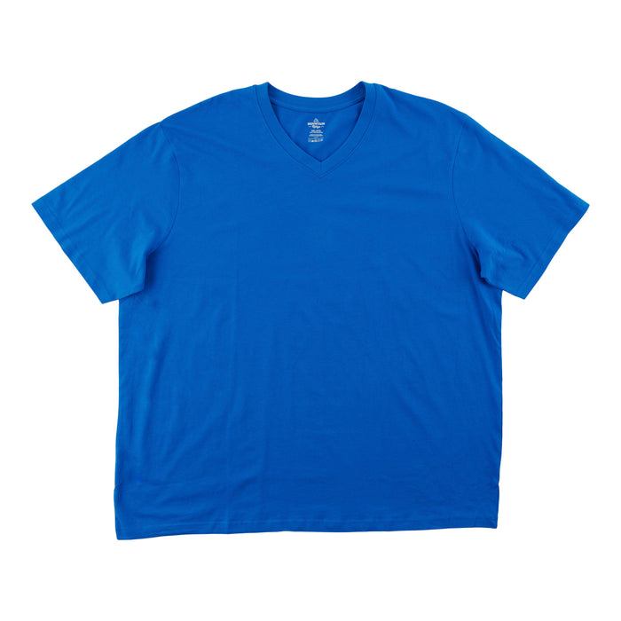 T-shirt à col en V et manches courtes taille forte Mountain Ridge pour hommes