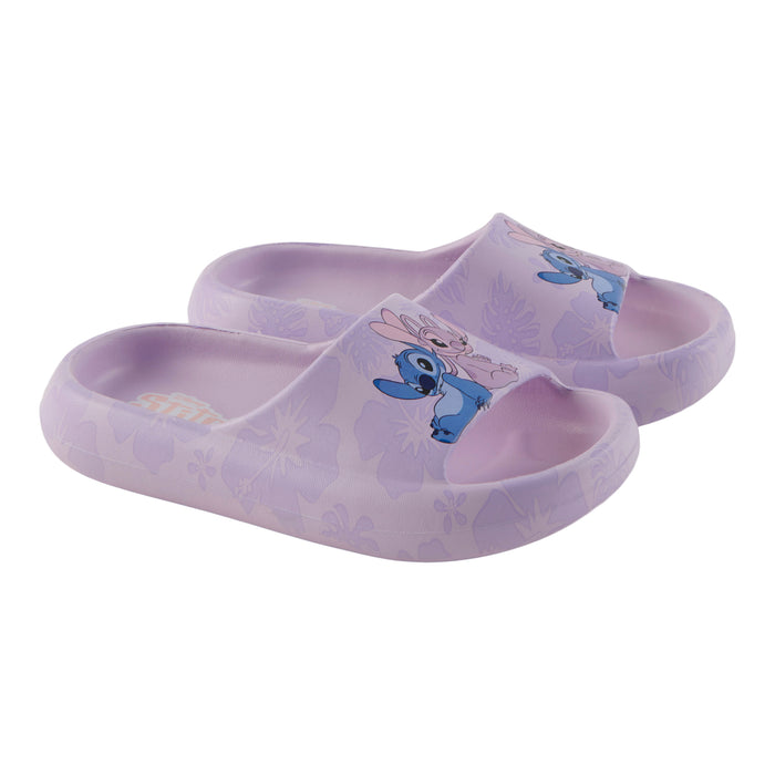 Girls' Licensed Lilo & Stitch Slides