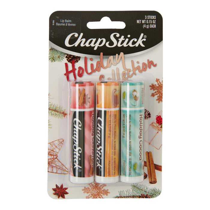 Collection des fêtes ChapStick, emb. de 3