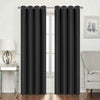 Room Darkening Faux Silk Curtain with Grommets, 52-in x 84-in.