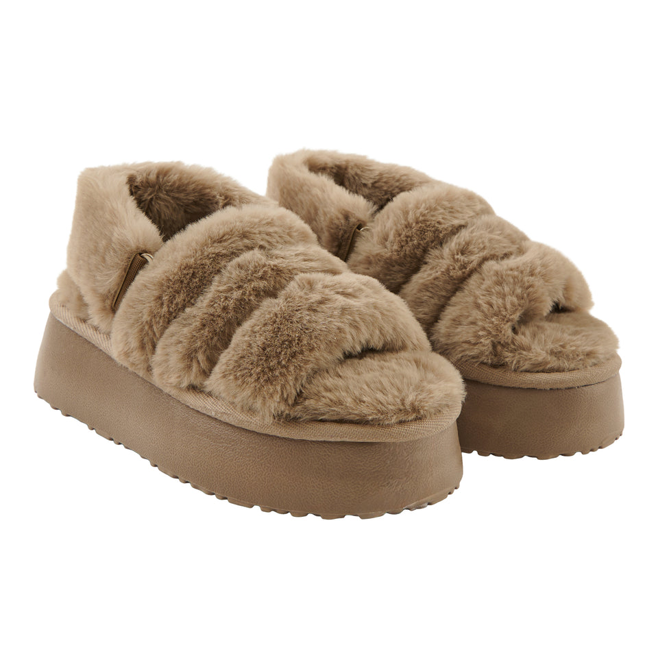 Women's Plush Fur Slippers – Giant Tiger
