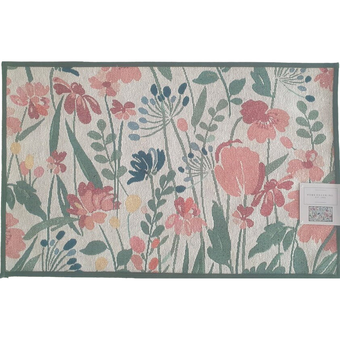 Tapis de cuisine à imprimé de style tapisserie, 20 po x 30 po