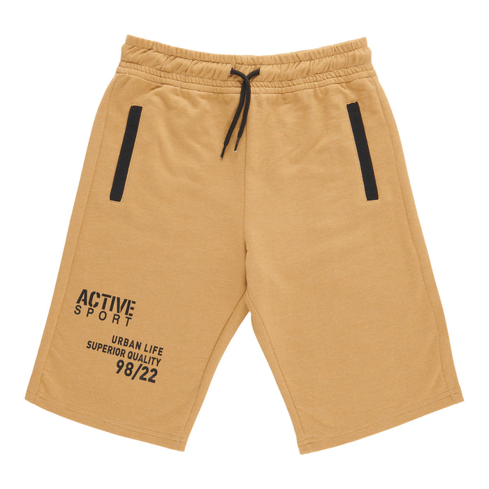 Short imprimé en jersey bouclette pour garçons
