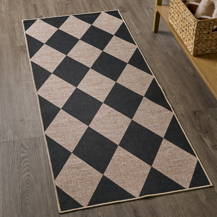HomeStyles Printed Faux Jute Runner, 2-ft x 5-ft.