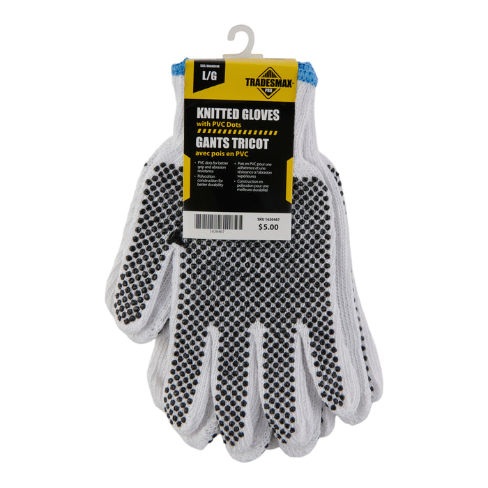 Gants de travail en tricot Tradesmax Pro pour hommes, emb. de 2