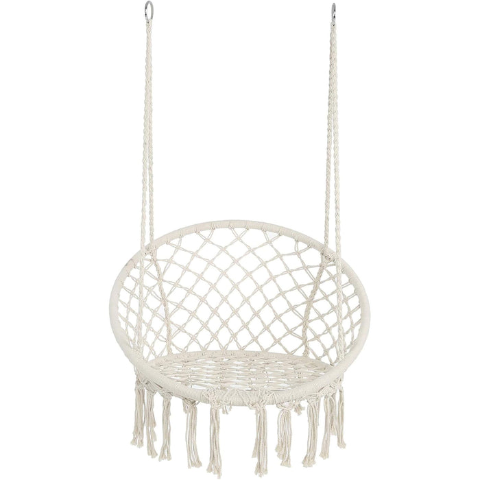 HomeStyles Macramé Swing Chair, 32-in.