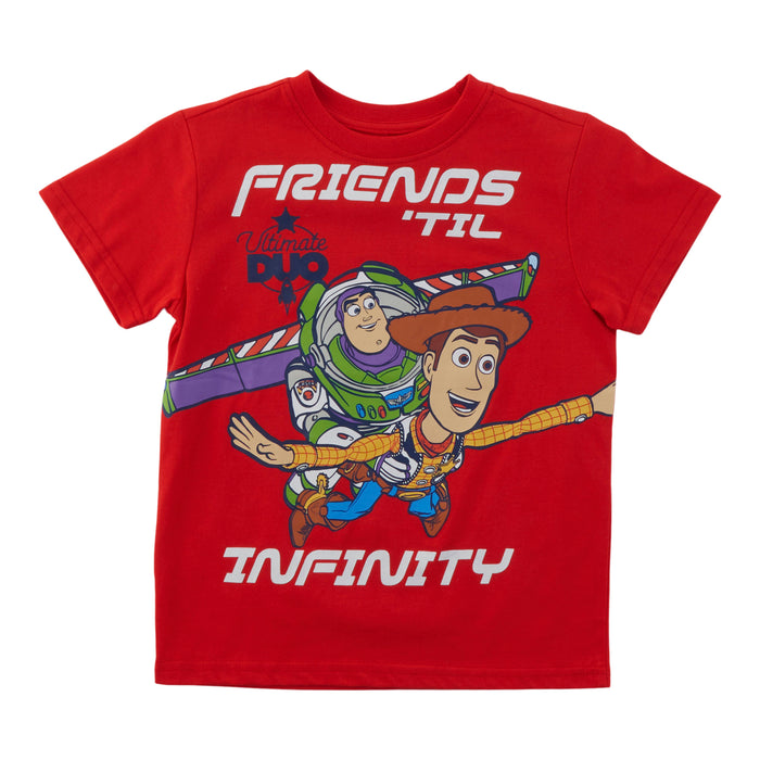 T-shirt à manches courtes à imprimé Histoire de jouets sous licence pour tout-petits