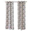 HomeStyles Printed Room Darkening Curtains, 2-Pack, 37-in x 84-in.