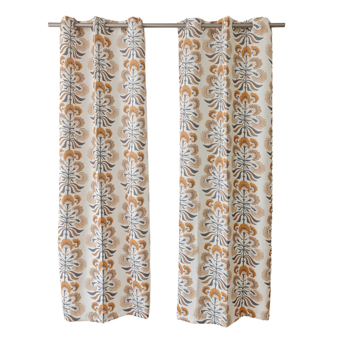 HomeStyles Printed Room Darkening Curtains, 37-in x 84-in, 2 Pack