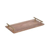 Plateau en bois d’acacia, 15,5 po x 9 po