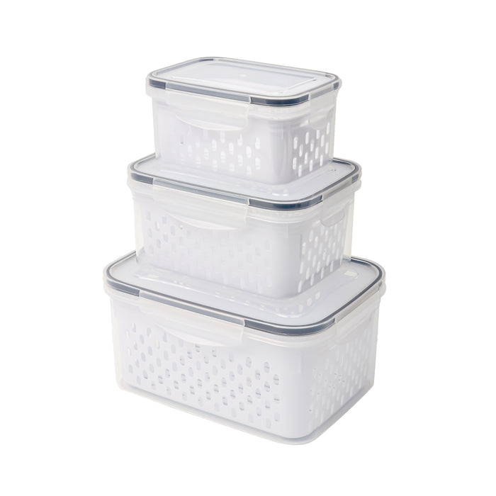 Fridge Storage Bins, 3 Piece