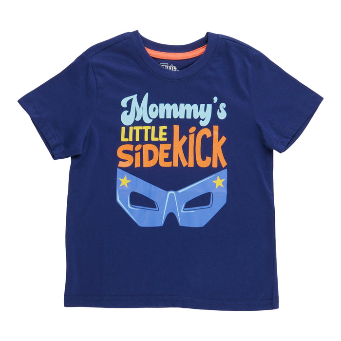 T-shirt imprimé à manches courtes de la fête des Mères pour tout-petits, anglais