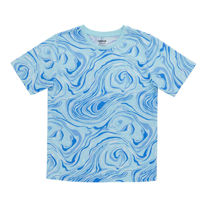 T-shirt imprimé à manches courtes Fête à la plage SURVIVAL GEAR pour garçons