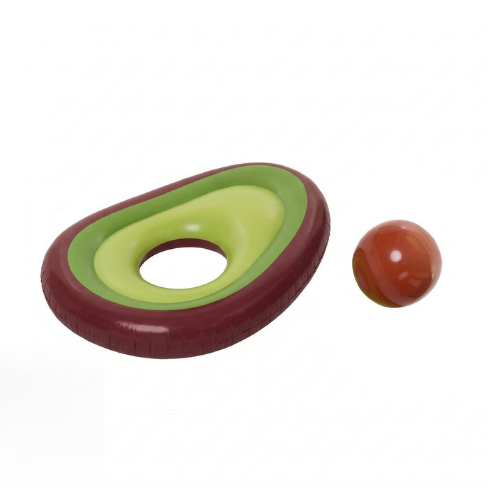 Inflatable Avocado Pool Float Set, 2 Piece
