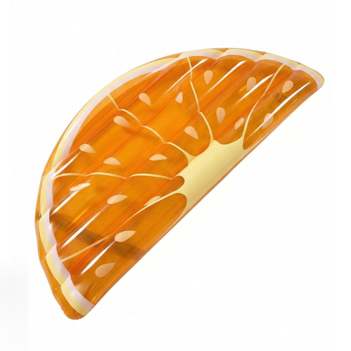 Inflatable Citrus Pool Float, 70-in x 33.5-in.