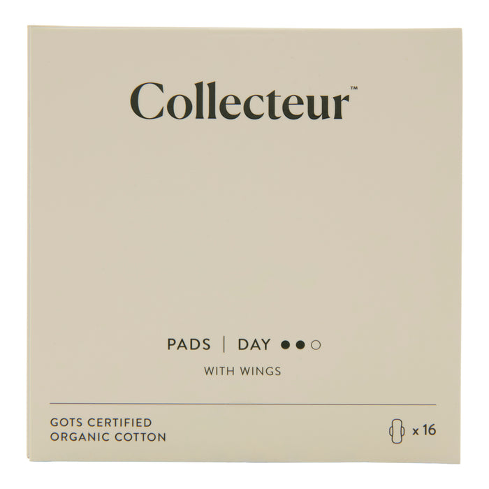 Collecteur Day Pads with Wings, 16-Pack