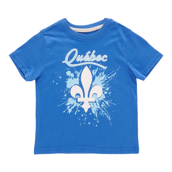 Toddler Boys' Quebec Printed Short Sleeve T-Shirt