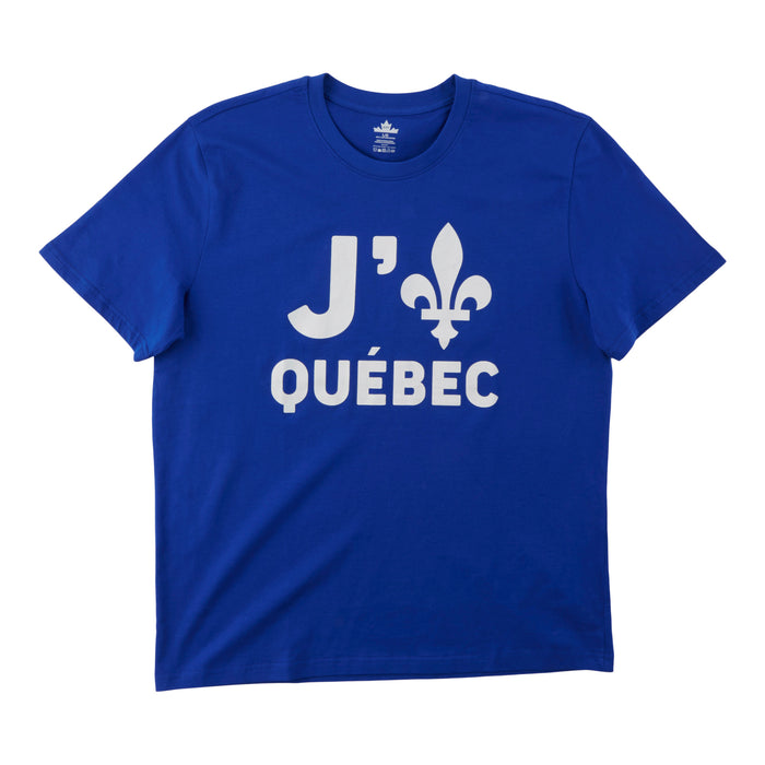T-shirt à col rond de la Fête nationale du Québec pour adultes