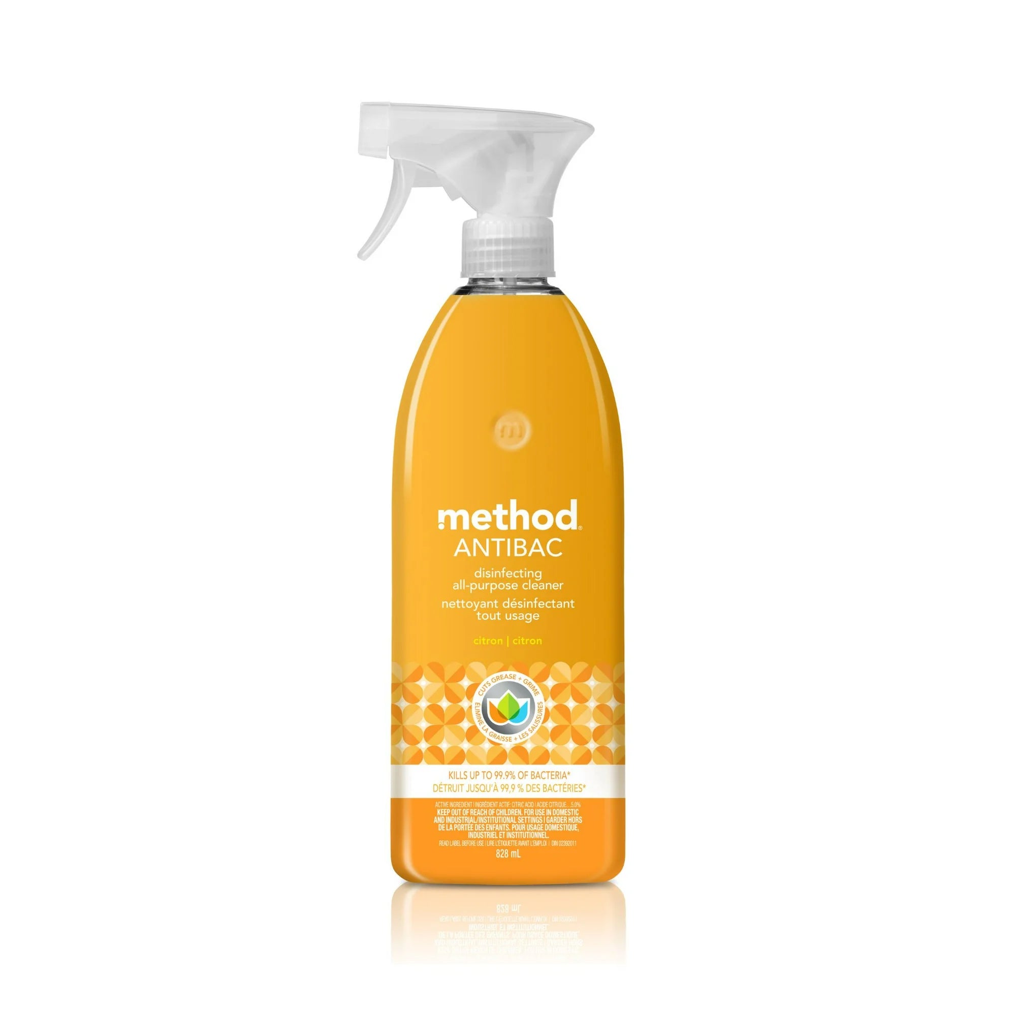 Nettoyant multi surfaces citron Method, 828 ml