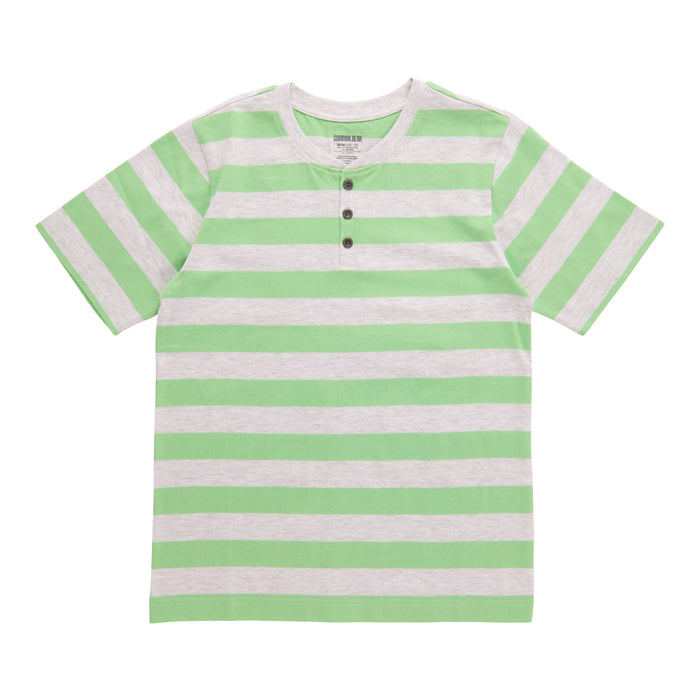 SURVIVAL GEAR Boys' Cool Waves Striped Short Sleeve T-Shirt