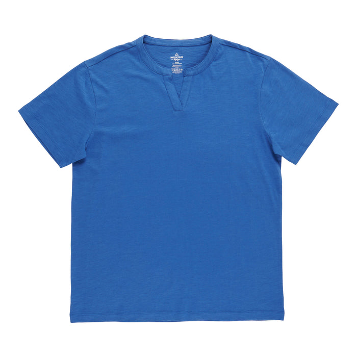 Mountain Ridge Men's Split Crew Neck Henley T-Shirt