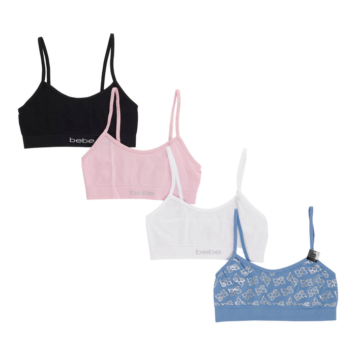 Girls' Seamless Bra, 4-Pack