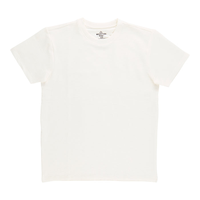 T-shirt texturé à col rond Mountain Ridge pour hommes