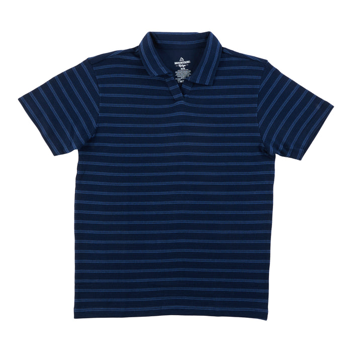 Mountain Ridge Men's Textured Striped Polo