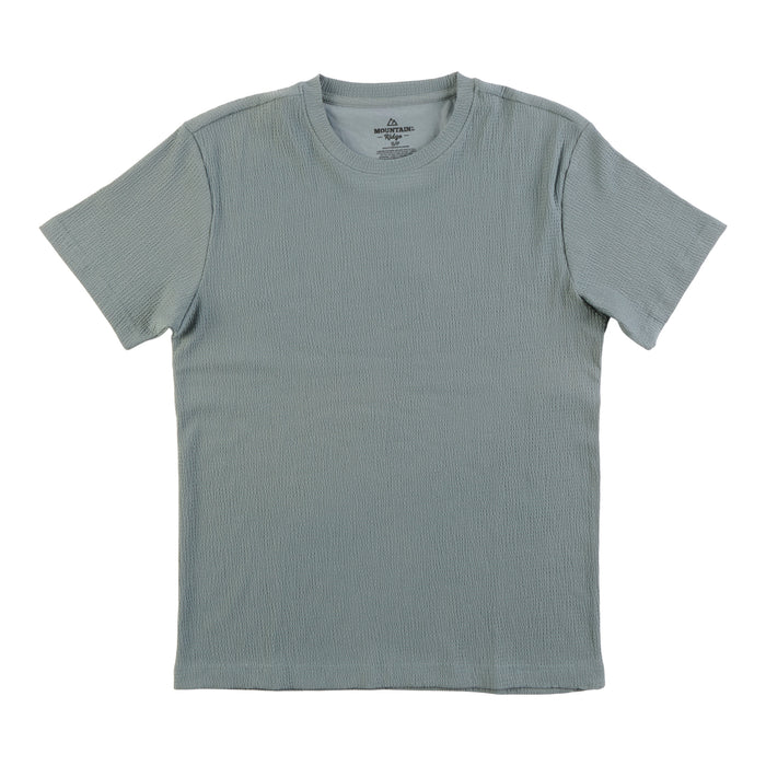 Mountain Ridge Men's Textured Crew Neck T-Shirt