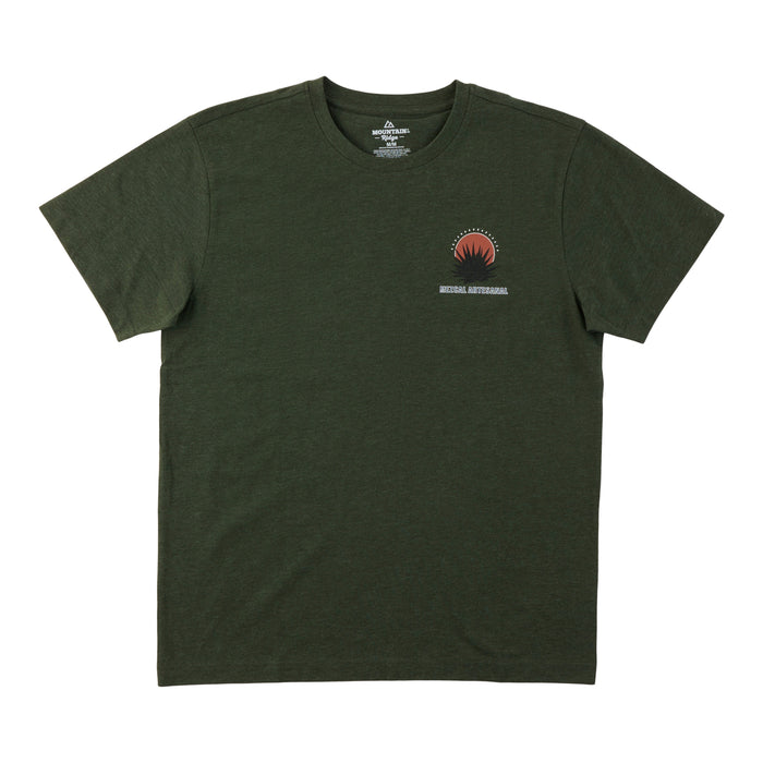 T-shirt à col rond et à imprimé graphique Mountain Ridge pour hommes