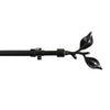 HomeStyles All Metal Curtain Rod. 48-in to 86-in.