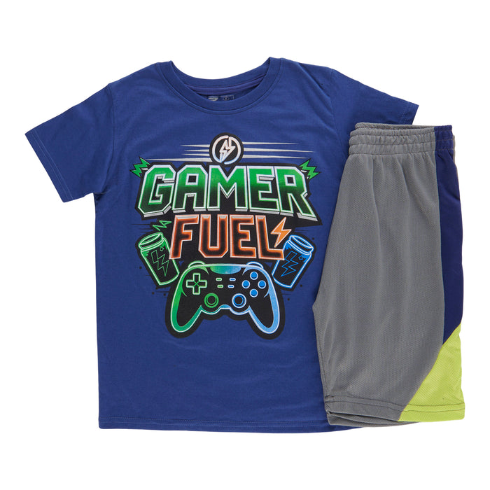 Boys' Printed Top and Shorts Set, 2-Piece