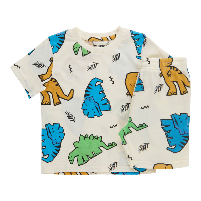 Toddler Boys' Printed Top and Shorts Set, 2-Piece