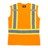 Tradesmax Pro Men's Orange HIVIS Sleeveless T-Shirt