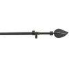 Tringle à rideaux extensible en métal HomeStyles, 48 po à 86 po