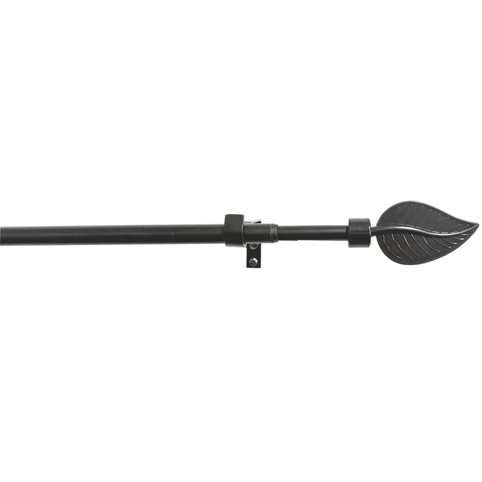 Tringle à rideaux extensible en métal HomeStyles, 48 po à 86 po
