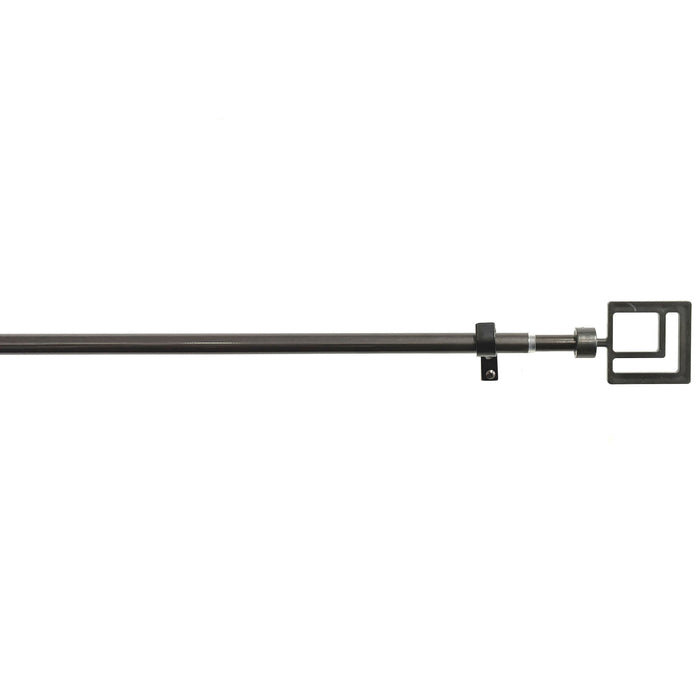 Tringle à rideaux extensible en métal HomeStyles, 48 po à 86 po