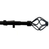 HomeStyles Extendable Metal Curtain Rod, 48-in to 86-in.