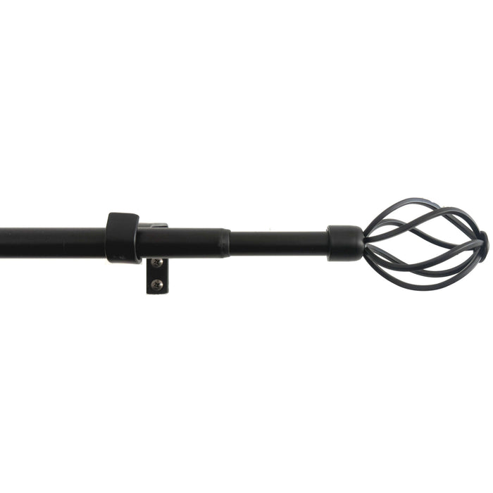 HomeStyles Extendable Metal Curtain Rod, 48-in to 86-in.