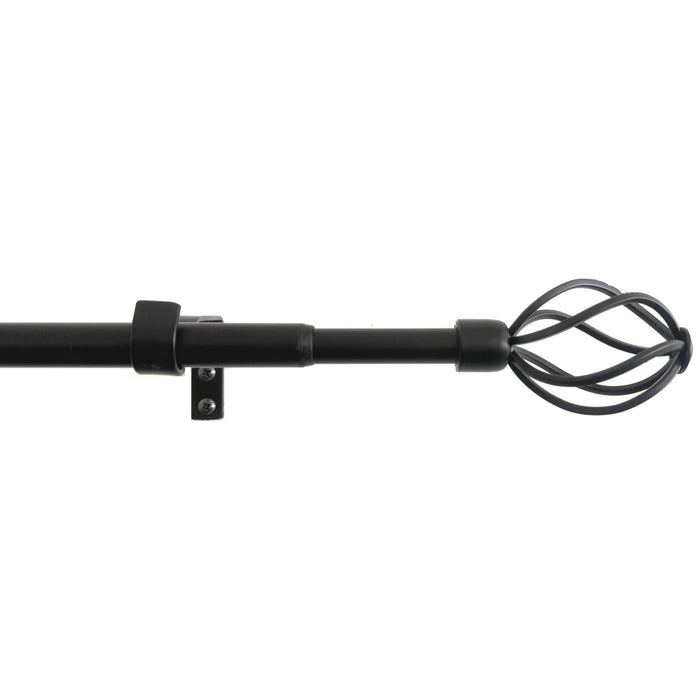 HomeStyles Extendable Metal Curtain Rod, 28-in to 48-in.