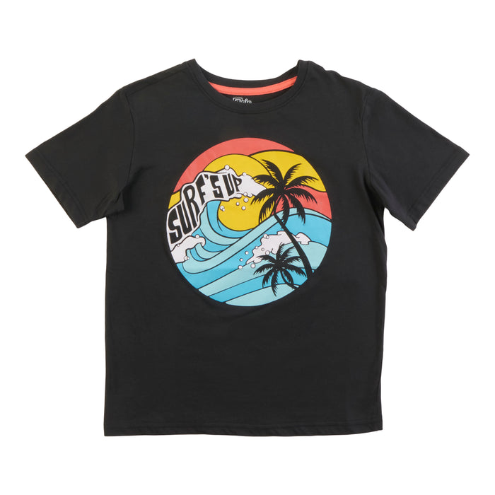 Boys' Printed Short Sleeve Screen Print T-Shirt